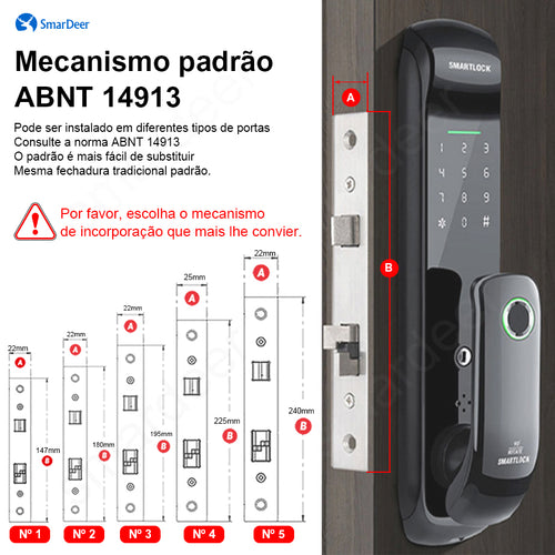 Electronic Combination Lock for Wooden Interior Doors
