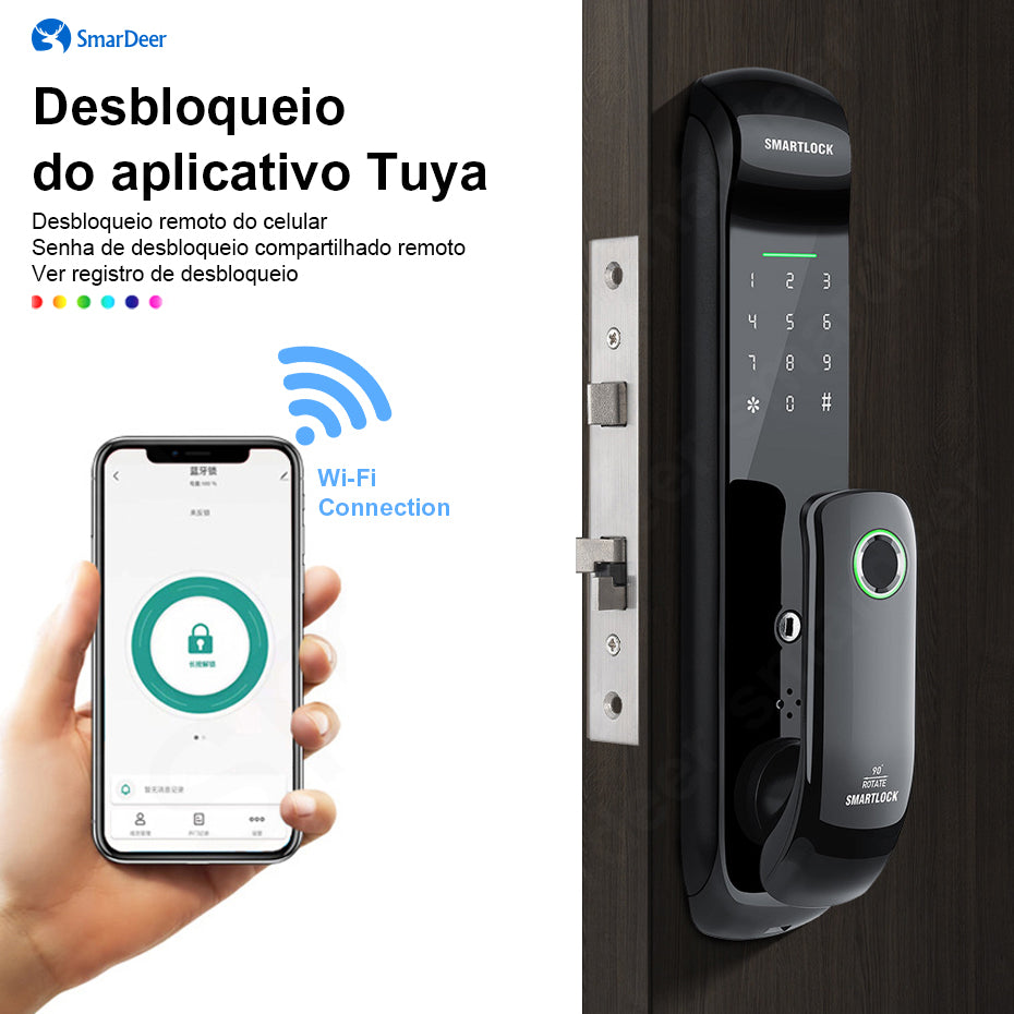 Electronic Combination Lock for Wooden Interior Doors